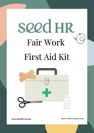 [Fair Work First Aid Kit] Fair Work First Aid Kit